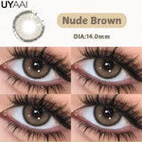 Yeknu  NEW Color Contact Lenses For Eyes Beauty Color Contact Cosmetic Beauty Natural Color Pupils Black Lens Big Eyes Green lens