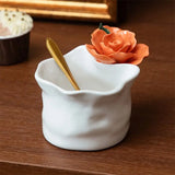 Yeknu  1PC Handmade Flower Cup Rose Ceramic Coffee Cup Mug Mug Souvenir Tea Cup Afternoon Tea Party Home Tableware Decoration