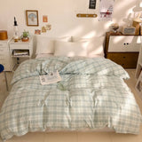 Yeknu  New All-cotton Class A Striped Washed Cotton Quilt Cover Skin-friendly and Comfortable Bedding Covers 160X210 220X240
