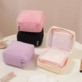 Yeknu  Sanitary Napkins Organizer Bags Women Portable Makeup Lipstick Travel Organizer Bag Multifunctional Mini Earphone Storage Pouch
