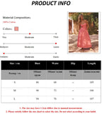 Yeknu  Jastie 100% Cotton Camisole Backless Long Dress Women's Summer New Waist Hugging Long Skirt Peach Red Beach Slim Fit Dress