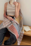 Yeknu 2025 new cotton gauze shawl bath towel travel blanket multi-layer gauze multi-functional sofa towel blanket adult