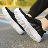 Yeknu  Large Size 46 Comfortable Men's Shoes Light Fashion Casual Sports Shoes Breathable Flying Mesh Top Loafers zapatillas de deporte