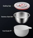 Yeknu  1200ml Portable Stainless Steel 304 Thermal Lunch Box With Insulation Bag Leak-Proof Bento Box Adult Student Food Container