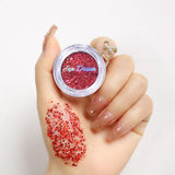 Yeknu  Multi Color Monochrome Glitter Eyeshadow Mermaid Shimmer Waterproof Compact Portable Vegan Certified Easy Blend