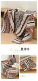 Yeknu 2025 new cotton gauze shawl bath towel travel blanket multi-layer gauze multi-functional sofa towel blanket adult