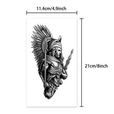 Yeknu  Long-lasting waterproof temporary tattoo stickers simulated non-reflective Paladin pattern fake arm tattoos for boys and girls