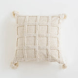 Yeknu  Nordicins Inspired Cotton Linen Pillowcase Living Room Sofa Cuion Sample Room Pillow Home Decorative Pillow Cover