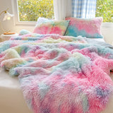 Yeknu  1Pc  Mink velvet fabric Colorful Soft Warm Sofa Throw Blankets Travel Blanket Warm Bedding All Season With zipper Duvet Covers