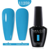 Yeknu  10ml Pearl Shell Color UV Gel Nail Polish Semi Permanent Golden Nail Art Gel Varnish Hybrid Nail Gel Polish Manicure Base