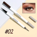 Yeknu  Dual-head eyeliner waterproof non-smudged and sweat-proof multi-function eye bag pen outline highlight liquid contour eyeliner