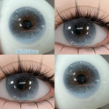 Yeknu  Daily Disposable 10PCS Colored Contact Lenses for Eyes Myopia Lens Beauty Pupils Eye Lenses Fashion Blue Purple Lenses