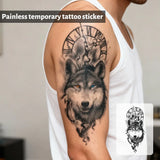 Yeknu  10Pcs Temporary Tattoo Sticker, Long-lasting and Waterproof, Realistic Fake Tattoos for Man or Women, For Arm, Waist, Chest, Leg