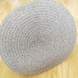 Yeknu  Cotton Rope Hamper Clothing Storage Basket Toy Debris Storage Basket Collapsible Organizer