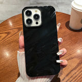 Yeknu  Wave Phone Case For iPhone 17 Air 16 15 14 13 12 Pro Max 11 XS XR X 6 7 8 Plus Soft Bumper Shockproof Cover Solid Color Coque