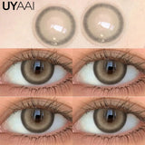 Yeknu  NEW Contact Lenses Beauty Eye Color Lenses Black Lens Fashion Eye Beauty Makeup Lenses Soft and Comfortable Blue Contacts