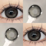 Yeknu  Contact Lenses Myopia Black Eye Color Lens Dioptric Degree Beauty Pupil Cosmetic for Eyes Natural Prescription Annual