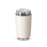 Yeknu  1PCS Tumbler Thermos Cup Milky White Coffee Mug Car Insulated Water Bottle Travel Stainless Steel Vacuum Flasks Drinking Kettle