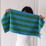 Yeknu  Fashion Striped Cotton Towel Soft Absorbent Adult BathTowel Face Towel Household Towels Luxurious Hotel Bath Supply Beach Towels