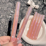 Yeknu Mirror Water Lip Gloss Water Glossy Lip Glaze Transparent Lip Oil Lasting Liquid Lipstick Clear Glitter Primer Hydrating Makeup