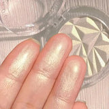 Yeknu  Dual Tone Highlighter Palette 3D Effect Shimmer Matte Contour Powder Face Illuminator Makeup