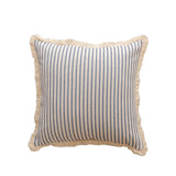 Yeknu  1Pcs Striped Throw Pillow Cover Decorative Square Cushion Case for Sofa Home 45x45/50x50/30x50cm Hemp Pillowcase With Tassels