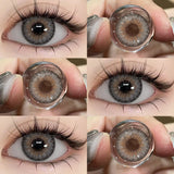 Yeknu  Contact Lens Makeup Red Lens Cosplay Colored Pupils Cosmetics Natual Black Lens Woman Pink Pupils Color Contacts Blue lens
