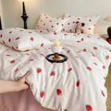 Yeknu Print Quilt Cover Girls Room Bedding Duvet Cover Skin-friendly Comforter Cover funda nordica (Pillowcase Need Order)
