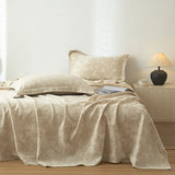 Yeknu  Luxury Cotton and Linen Bed Sheet Sets High Quality Skin Friendly Flat Sheet 2 Pillowcases for All Seasons Queen King Bedclothes