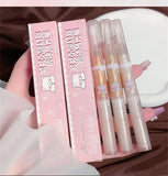 Yeknu  Waterproof Shiny Diamond Highlight Pen Eye Makeup Highlighter Long Lasting Pearl White Brighten Silkworm Shadow Liquid Highlight