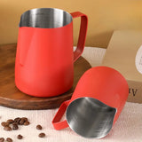 Yeknu  350/600ML Coffee Milk Frothing Pitcher Jug 304 Stainless Steel Precise Scale High Quality Latte Barista Professional CafeUtensil