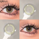 Yeknu  Color Contact Lenses Black Lens For Eye Cosmetic Woman accesories Blue Eyes Contact Makeup Beauty Colorcon Water Light