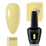 Yeknu  15ml Gel Nail Polish Semipermanente Varnishes Lacquer Esmalte Black White Color UV Lakiery Hybrydowe Vernis Gellak Polish