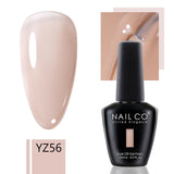 Yeknu  15ml Gel Nail Polish Semipermanente Varnishes Lacquer Esmalte Black White Color UV Lakiery Hybrydowe Vernis Gellak Polish