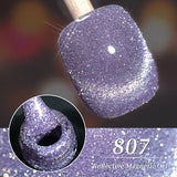 Yeknu  Transparent Cat Eye Gel Nail Polish 10ml UV Nail Art Semi Permanent Lakiery Hybrydowe Magnet SPAR Lacquer Gel Vernis Soak