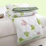 Yeknu 2025 new washed cotton summer quilt skin-friendly grinding summer cool quilt printing student dormitory air conditioner quilt