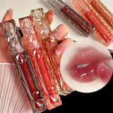 Yeknu  Lip Gloss Long-lasting Moisturizing Easy Halo-dyeing Waterproof Mirror Water Glass Lip Gloss Transparent Color Cosmetics