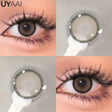 Yeknu  Color Contact Lenses Black Lens For Eye Cosmetic Woman accesories Blue Eyes Contact Makeup Beauty Colorcon Water Light