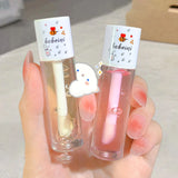 Yeknu  3pcs Moisturizing Lip Oil Nourishing Brightening Lip Care Hydrating Lip Balm for Soft Smooth Lips