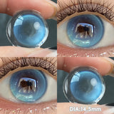 Yeknu   Pair Super Contact Lenses for Eyes Fashion Color Pupils Makeup Eye Lenses Green Contact Lenses Pink Brown Blue Lenses