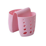 Yeknu  Kitchen Sink Hollow Drainage Hanging Basket Double Silicone Brush Sponge Hanging Bag Sundries Faucet Drainer Kitchen Tools