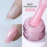 Yeknu  Jelly Transparent Gel Nail Polish Nude Pink  Color UV Soak Off Gel Varnish Jade Nail Art Gel 10ml Design Manicure