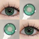 Yeknu  1 Pair Colored Contact Lenses Blue Fashion Lenses for Makeup&Cosplay Lenses Pattaya Natural Lenses Free Shipping