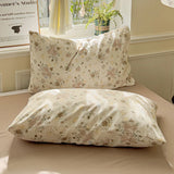 Yeknu  Ins Pastoral style Flowers Bedding Sets New Twin Queen Size Duvet Cover Flat Sheet Pillowcase Princess Girl Bed Linen
