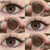Yeknu  NEW Color Contact Beauty Blue Colorcon Natual Black Lens Big Eyes Cosmetic Red Lenses Colorcon Beauty Brown Soft Pupils