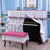 Yeknu Aesthetic Decoration Piano Cover Modern Minimalist Piano Dust Cover European Pastoral Style Dustproof Piano Cover Cloth
