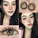 Yeknu  Color Contact Lenses with Diopters Korean Eye Contacts Lenses Colorcon Black Lenses High Quality Natural Optical Lenses