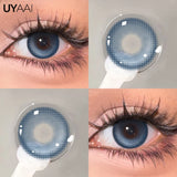 Yeknu  Color Contact Lenses Black Lens For Eye Cosmetic Woman accesories Blue Eyes Contact Makeup Beauty Colorcon Water Light