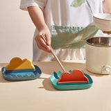 Yeknu  Plastic Spoon Holder Kitchen Cooking Tools Kitchen Spoon Utensil Heat Resistant Storage Shelves Kitchen Accessories
