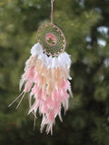 Yeknu  Dream Catcher Festival Gift Hanging Ornament Girl Heart Forest System Dream Catcher Modern Simple Iron Living Room Birthday